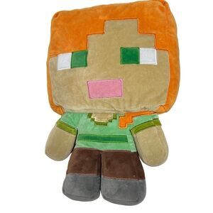 Mojang Minecraft Kids Multicolor Plush Stuffed Alex Super Soft Pillow Buddy 16"